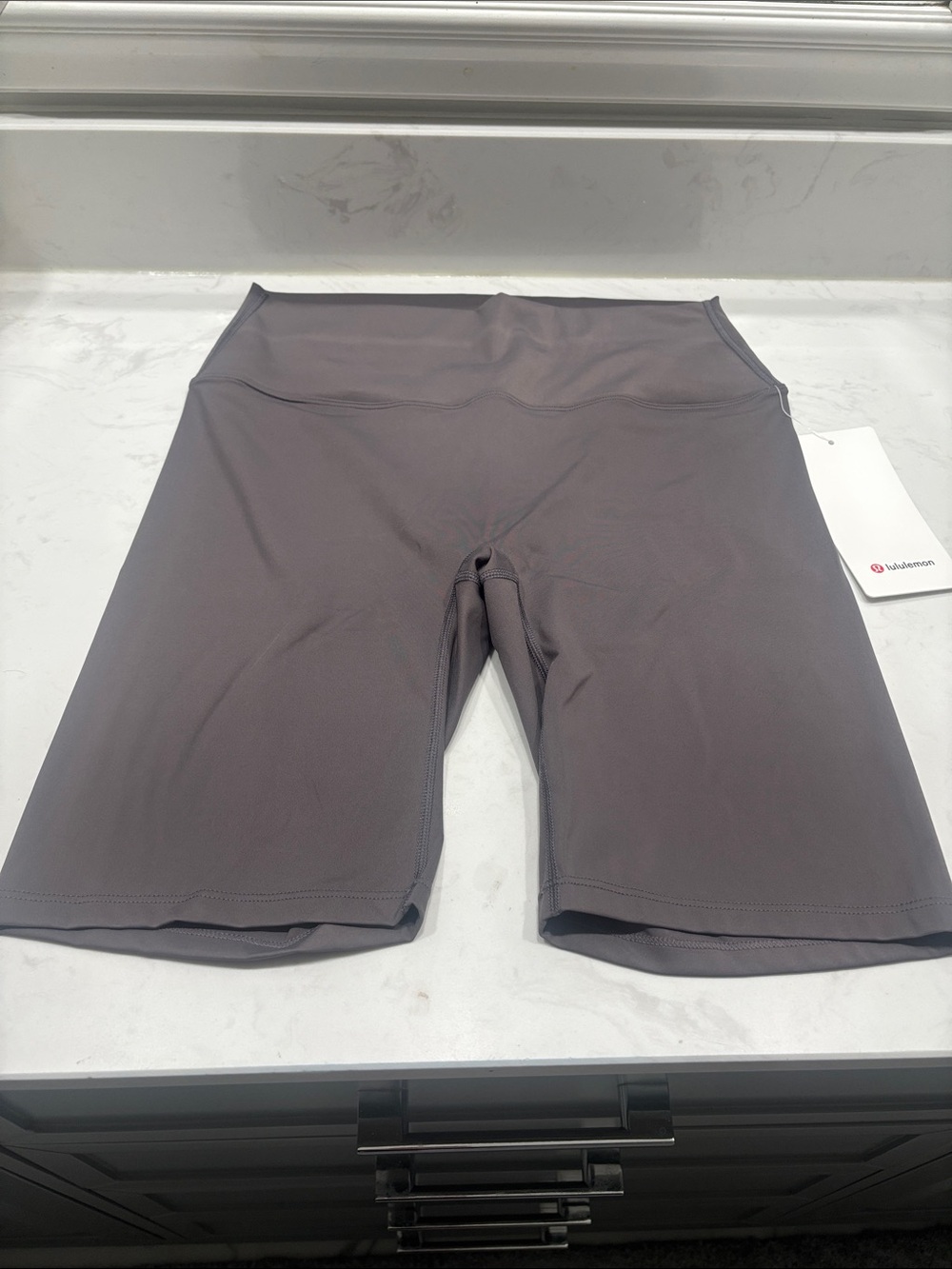 lululemon athletica Women's High-Rise Charcoal Bike Shorts